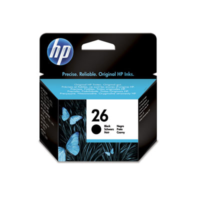 Inkoustová náplň HP 26 černá (40 ml) (51626AE)