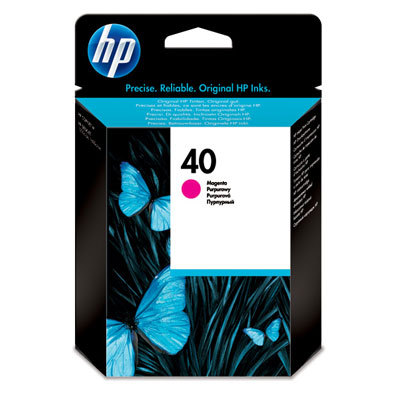 HP 40 purpurová inkoustová tisková kazeta (42 ml) (51640ME)