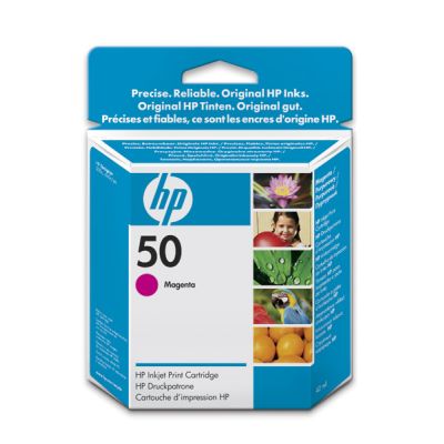 HP 50 purpurová inkoustová tisková kazeta (42 ml) (51650ME)