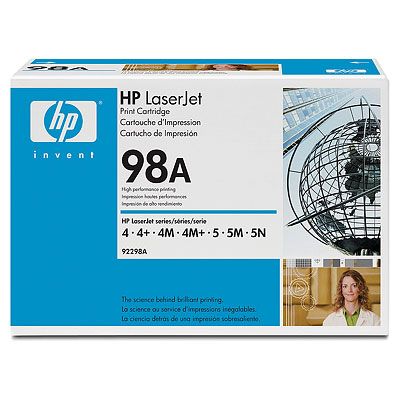 HP 98A Černá tonerová kazeta LaserJet (92298A)