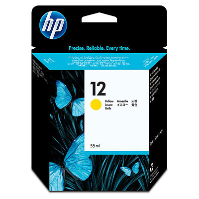 HP 12 žlutá inkoustová kazeta (55 ml) (C4806A)