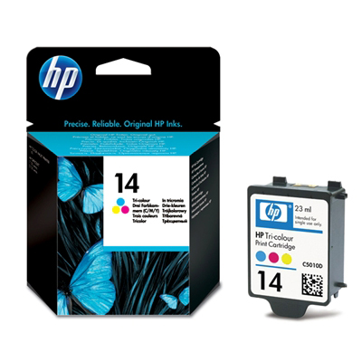 HP 14 tříbarevná inkoustová kazeta (C5010DE)