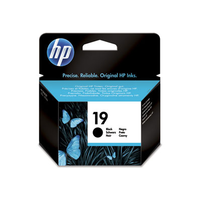 HP 19 černá inkoustová tisková kazeta (30 ml) (C6628AE)