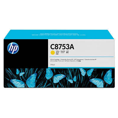 HP C8753A Žlutá inkoustová kazeta s inkoustem Vivera (C8753A)