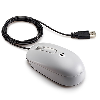 USB myš HP - šedá (K7W54AA)