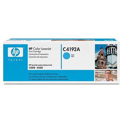 C4192A Azurová tisková kazeta HP Color LaserJet (C4192A)