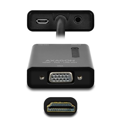 Adaptér AXAGON HDMI na VGA (RVH-VGA)