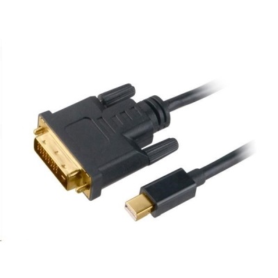 Adaptér AKASA mini DisplayPort na DVI-D (AK-CBDP18-18BK)