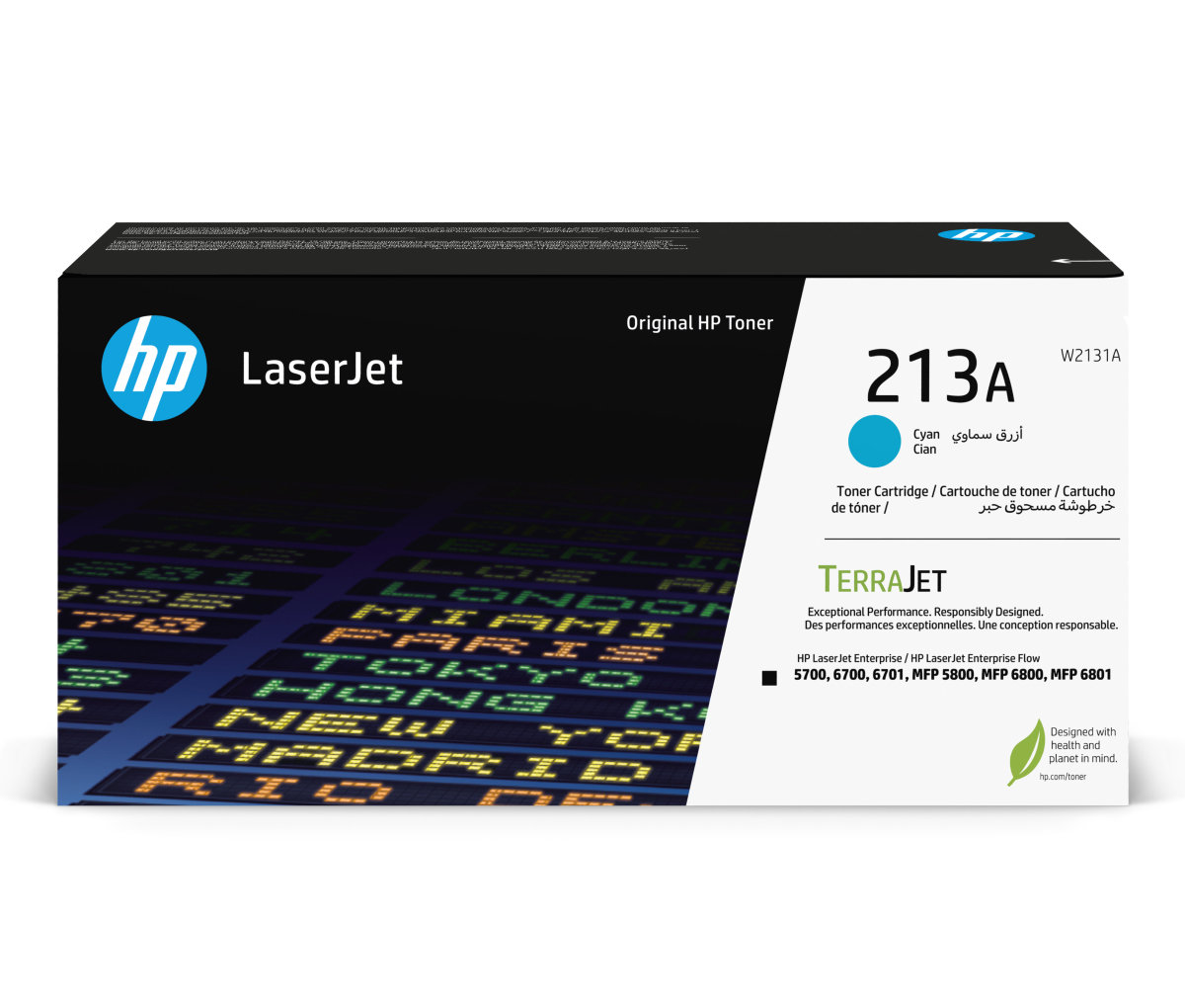 Toner do tiskárny HP 213A azurový (W2131A)