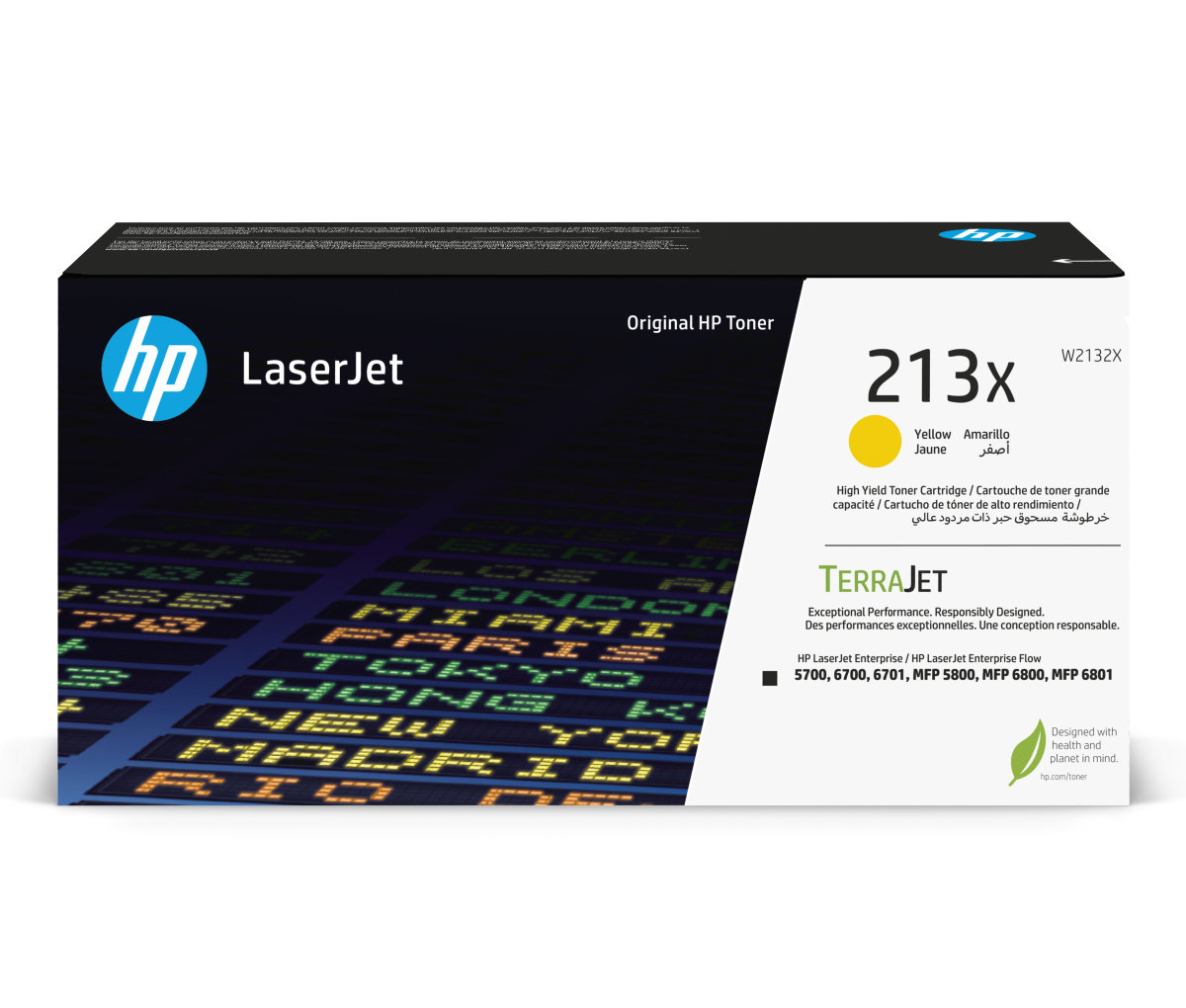 Toner do tiskárny HP 213X žlutý (W2132X)