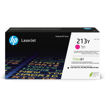 Toner do tiskárny HP 213Y purpurový (W2133Y)