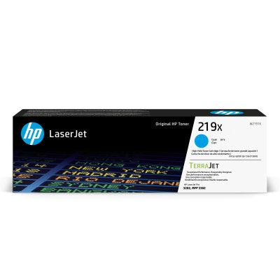 Toner do tiskárny HP 219X azurový (W2191X)