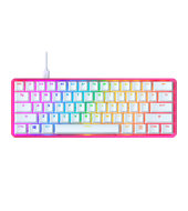 HyperX Alloy Origins 60 Pink - Mechanical Gaming Keyboard - HX Red (572Y6AA)