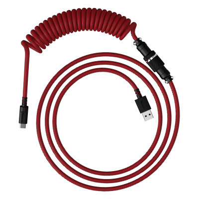 HyperX USB-C Coiled Cable Red-Black (6J677AA)