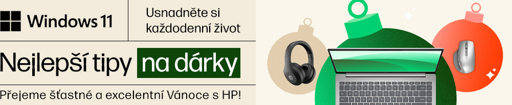 Šťastné a excelentní Vánoce s HP